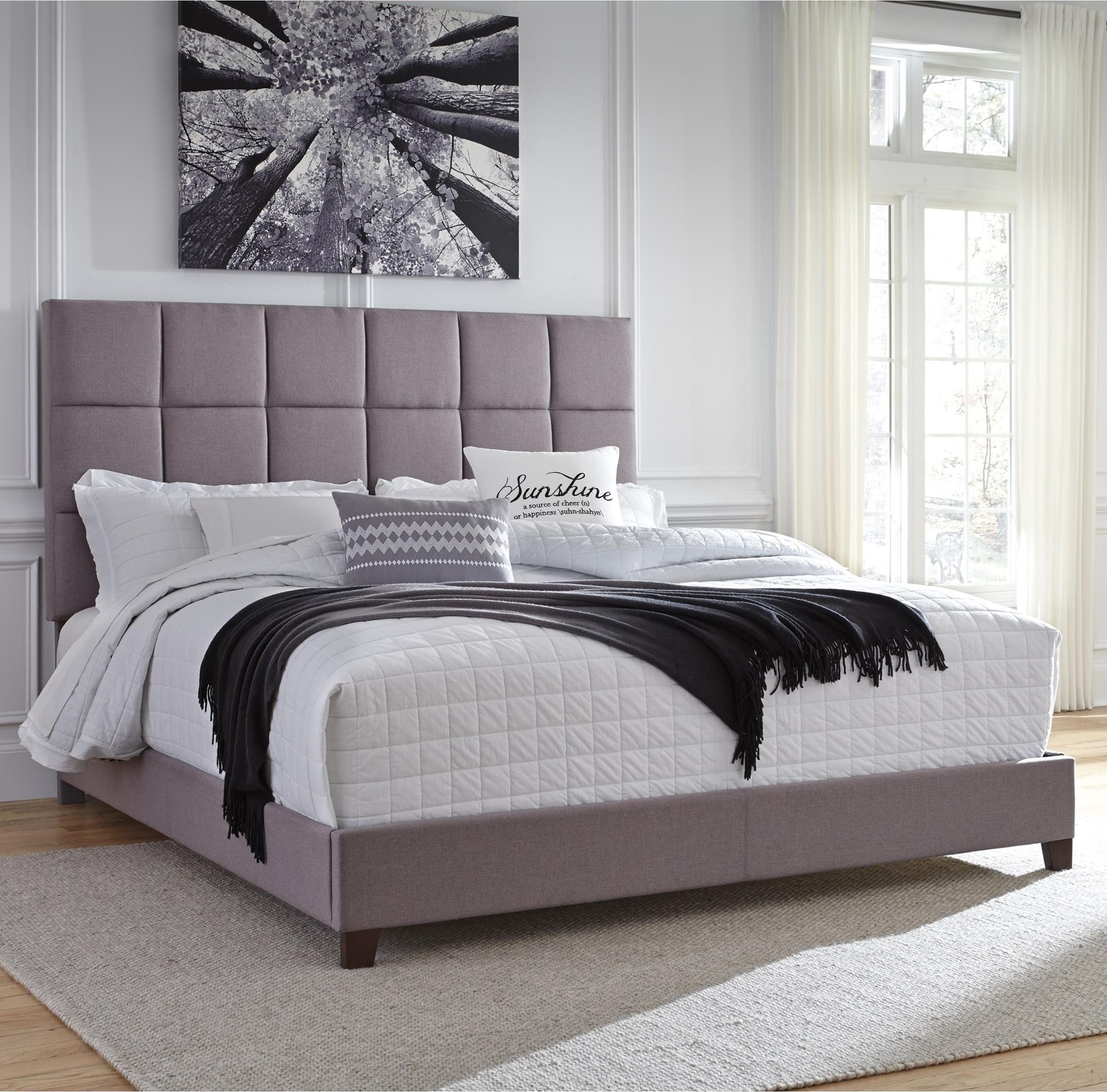 Ashley Furniture Bellvern 571374936 3 Piece King Upholstered Bed